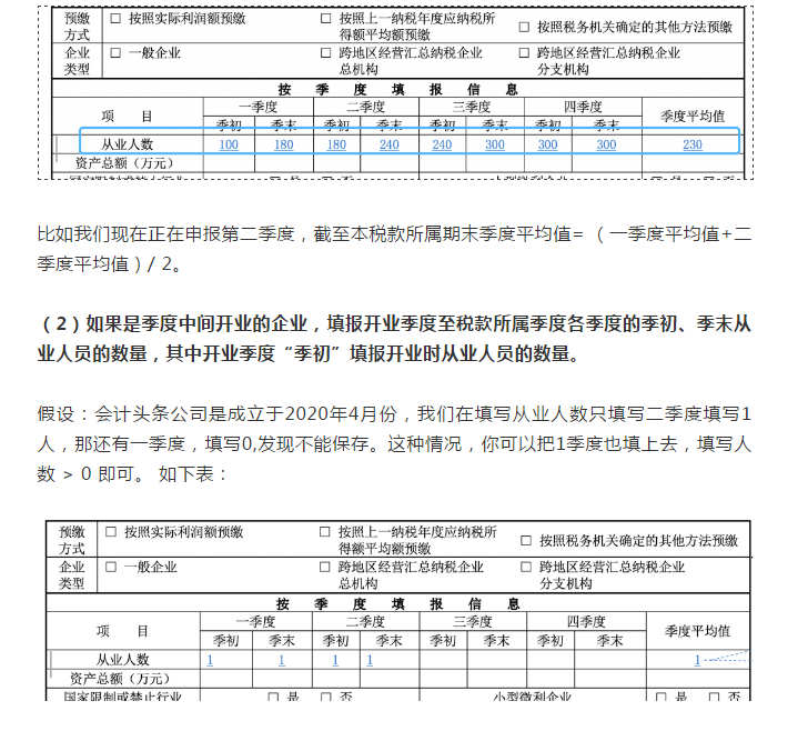 預繳申報,資產(chǎn)總額填寫“0”不能保存?你可以這樣填寫...