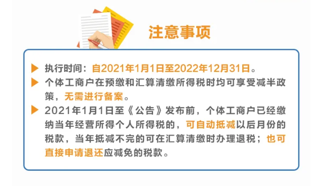 舉例說明：個(gè)體工商戶減免稅額怎么計(jì)算？