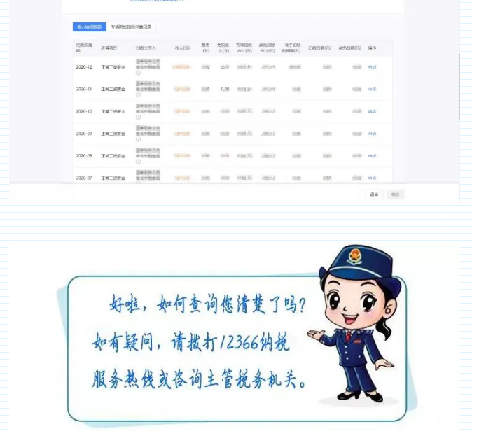 如何查詢我的2020年度收入納稅額？