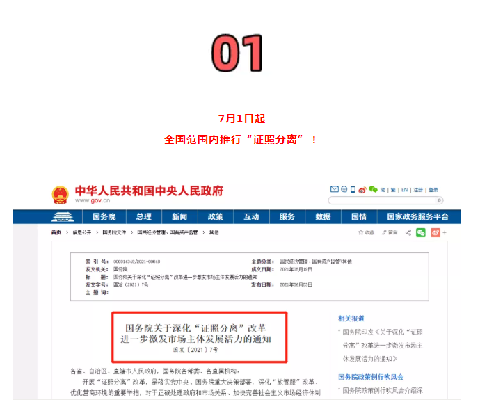 營業(yè)執(zhí)照大變!國家剛通知!7月1日起,證照分離+經(jīng)營范圍+企業(yè)名稱+新公司記賬報稅新規(guī),弄錯了麻煩很大!