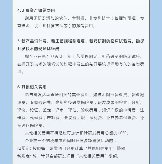 你必須了解的研發(fā)費(fèi)用加計扣除政策要點~