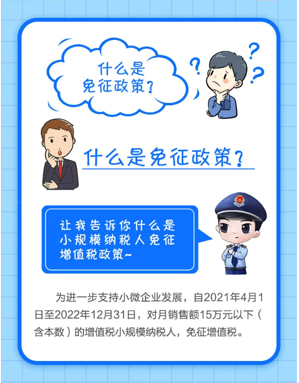 什么是小規(guī)模納稅人免征增值稅政策？一圖告訴您