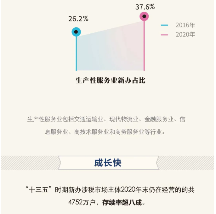“十三五”時期，新辦涉稅市場主體有什么特點？