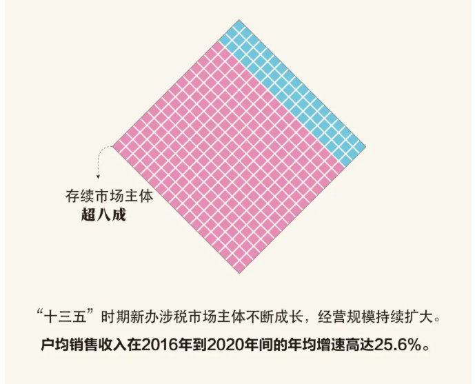 “十三五”時期，新辦涉稅市場主體有什么特點？