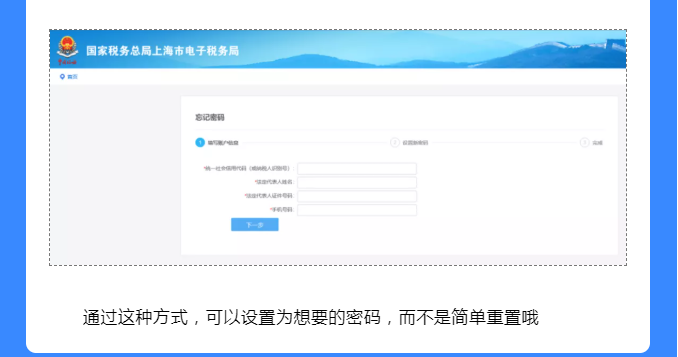網(wǎng)上辦稅密碼忘了怎么辦？