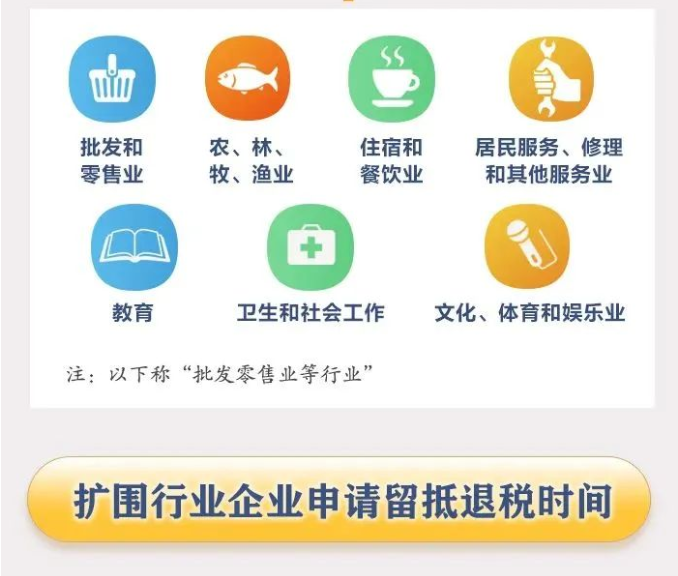 全額退還增值稅留抵稅額政策行業(yè)范圍擴(kuò)大！一圖了解政策要點(diǎn)