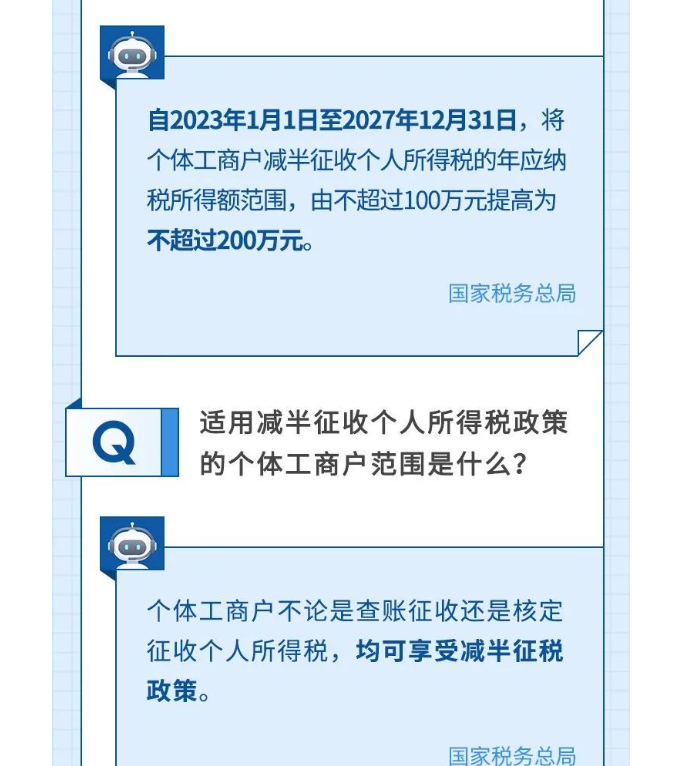 如何享受減半征收個(gè)人所得稅政策？@個(gè)體工商戶，這樣申報(bào)
